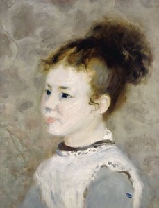 Portrét Jeanne Sisley, 1875 od Pierre Auguste Renoir