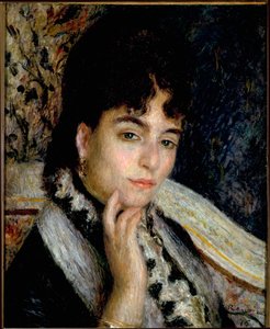 Portrét Madame Alphonse Daudet (olej na plátně od Pierre Auguste Renoir