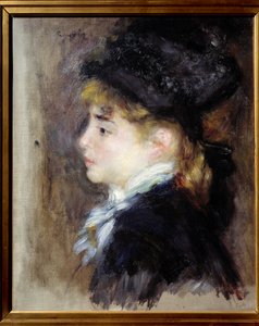 Portrét Margot. Obraz Pierra Auguste Renoira (1841-1919) od Pierre Auguste Renoir