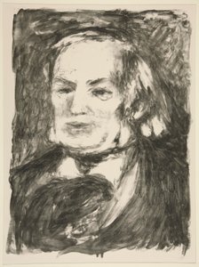 Portrét Richarda Wagnera od Pierre Auguste Renoir
