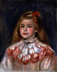 Portrét mladé dívky, kolem roku 1895 (olej na plátně) od Pierre-Auguste Renoir