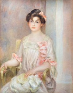 Madame Josse Bernheim-Daubervillen muotokuva od Pierre-Auguste Renoir