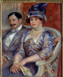 Portréty Monsieur a Madame Bernheim de Villers Malba Pierra Auguste Renoira (1841-1919) 1910 Sun. 0,81x0,65 m Paříž, Musée d