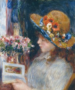 Čtení dívka od Pierre Auguste Renoir
