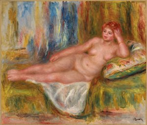 Ležící ženský akt; Ležící nahá žena, 1918