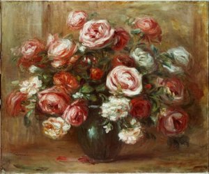 Růžové zátiší od Pierre Auguste Renoir