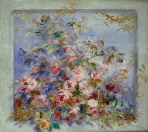 Růže v okně, 1879 od Pierre Auguste Renoir