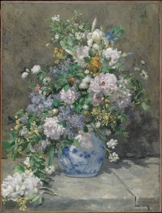 Jarní kytice, 1866 od Pierre Auguste Renoir