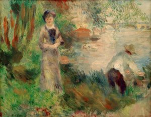 Na Ile de Chatou od Pierre Auguste Renoir