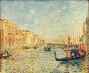 Na Canal Grande, Benátky od Pierre Auguste Renoir