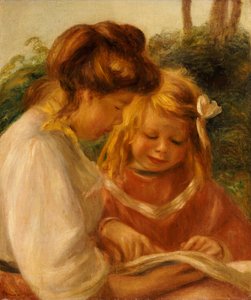 Abeceda, Jean a Gabrielle od Pierre Auguste Renoir