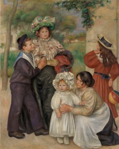 Umělcova rodina od Pierre Auguste Renoir