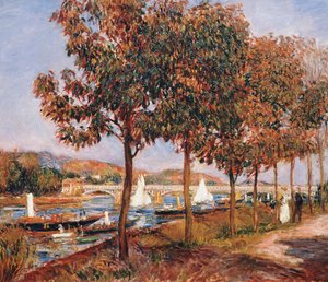 Most v Argenteuil od Pierre-Auguste Renoir