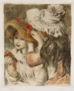 Hatpin, kolem roku 1897 od Pierre Auguste Renoir