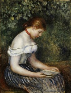 Čtenář od Pierre-Auguste Renoir