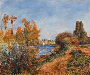 Seina v Argenteuil; Seina v Argenteuil, 1888 od Pierre Auguste Renoir