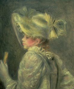 Bílý klobouk od Pierre Auguste Renoir