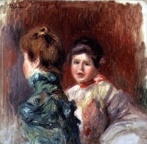 Dvě ženské hlavy od Pierre Auguste Renoir