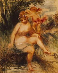 Venuše a láska od Pierre Auguste Renoir