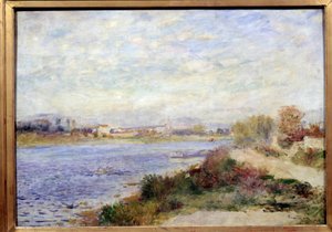 Pohled na Seinu v Argenteuil Obraz od Pierra Auguste Renoira (1841-1919) 1873 Ne. 0,46x0,65 m Paříž, musee d