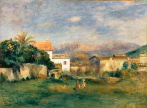 Pohled na Cagnes od Pierre-Auguste Renoir