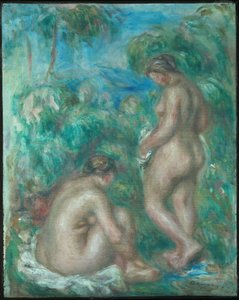 Žena koupání od Pierre Auguste Renoir
