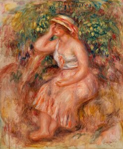 Žena snění od Pierre-Auguste Renoir