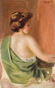 Žena zezadu, od Pierre Auguste Renoir