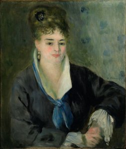 Žena v černém od Pierre Auguste Renoir