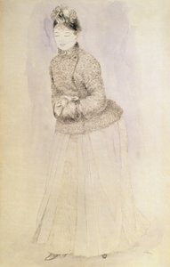 Žena s rukávníkem od Pierre Auguste Renoir
