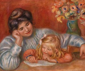 Lekce psaní od Pierre Auguste Renoir