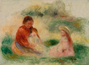 Mladá rodina od Pierre Auguste Renoir
