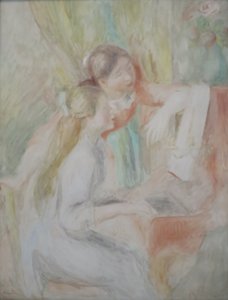 Junge Mädchen am Klavier von Pierre-Auguste Renoir