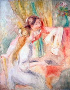 Mladé dívky u klavíru, 1892. od Pierre Auguste Renoir