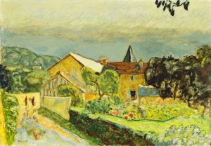 Odpolední krajina v srpnu od Pierre Bonnard