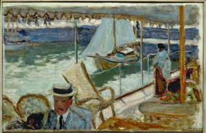 Na jachtě od Pierre Bonnard