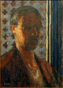 Autoportrét proti světlu, květinový papír od Pierre Bonnard