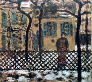 Za plotem, c1895 od Pierre Bonnard