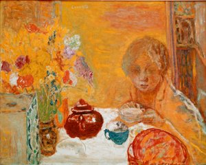 Snídaně od Pierra Bonnarda (1867-1947) kolem roku 1932 od Pierre Bonnard