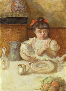 Dítě s kočkami, kolem roku 1906 (olej na plátně) od Pierre Bonnard