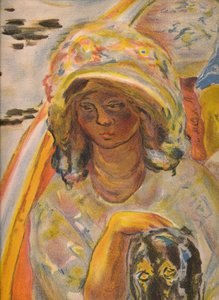 Ve člunu, 1907, 1939 od Pierre Bonnard