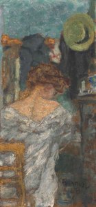 Sedící žena, záda od Pierre Bonnard