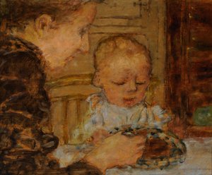 Babička a dítě od Pierre Bonnard