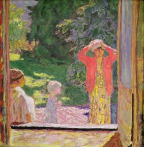 Před oknem, 1918 od Pierre Bonnard