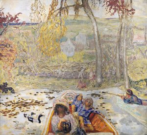 V lodi od Pierre Bonnard