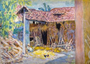 Nádvoří farmy nebo Stodola od Pierre Bonnard