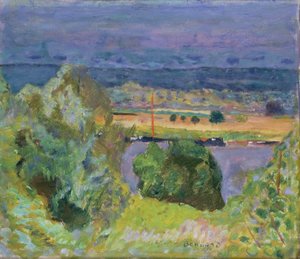 La Seine ve Vernonu od Pierre Bonnard