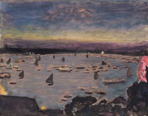Lucernový průvod na vnější Alster, 1913 od Pierre Bonnard