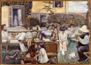 Buržoazní odpoledne od Pierre Bonnard