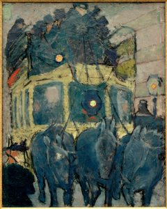 Lomnibus "Panthéon-Courcelles" od Pierre Bonnard